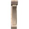 Ekena Millwork Thorton Slat Smooth Bracket w/ Offset Brace, Douglas Fir, 5 1/2"W x 22"D x 26"H BKT0604X22X26THR06SDF - alternate 3